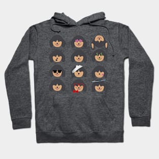 Dachshund - Emoji Hoodie